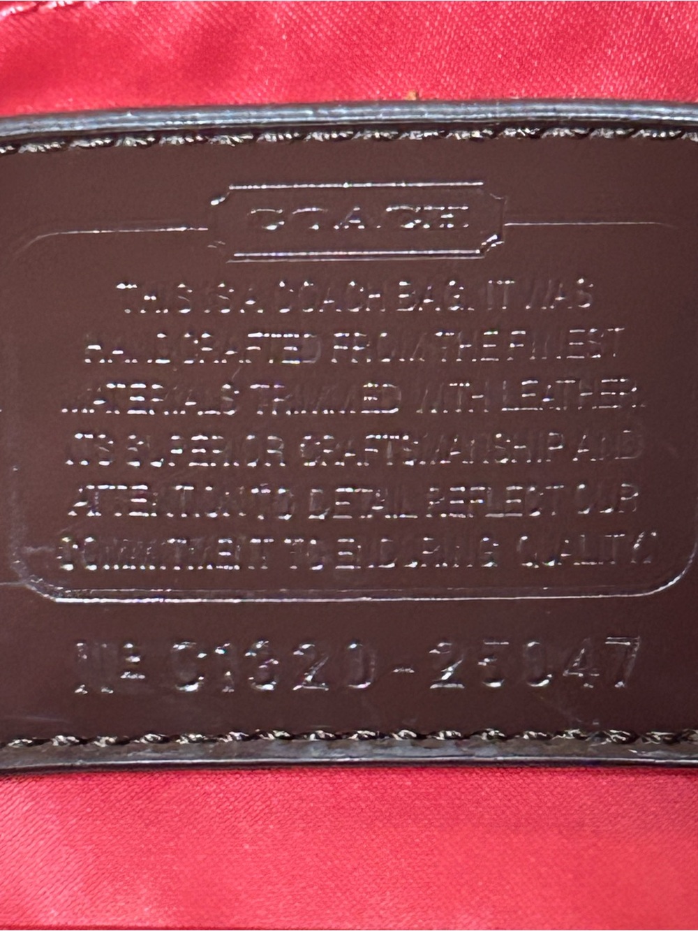Coach Poppy Oxford Mini “c” Canvas Satchel in Khaki/Brown Approx. 12 x 9.5 x 4 - Picture 13 of 17